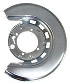 Shield Brake Backing Right Rear Silver-65-75