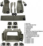 Carpet Set Cut Pile With Padding-81-82