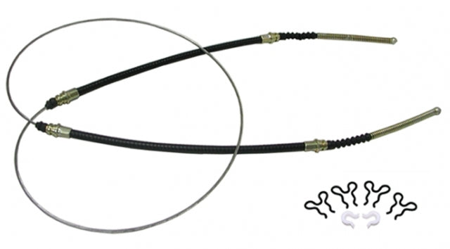 Cable Kit Emergency Brake Rear With Disc Brakes-65-82