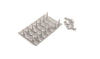 Retainer Set Bumper Stainless Steel-18 Pieces Front Or Rear-73-82