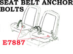 Bolt Set Seat Belt Anchor-2 Pieces-63-E68