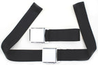 Seat Belt Set Oe Style 4 Panel Webbing Aluminum Lift Latch Colors Pair-56-62