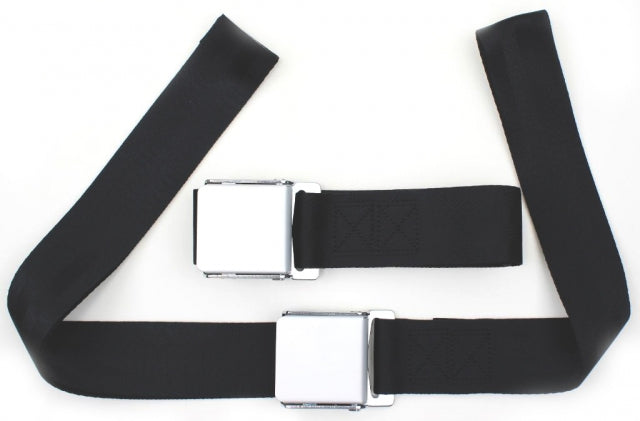Seat Belt Set Oe Style 4 Panel Webbing Aluminum Lift Latch Colors Pair-56-62