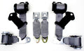 Seat Belt Assembly Economy Direct Fit Dual Retractor Starburst Buckle Colors Pr-74-77