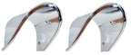 Bezel Exhaust Polished And Chrome Plated Zinc Die Cast As Original Pair-68-69