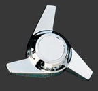 Spinner Swept Ear Chrome Rim Thread Right-68-87