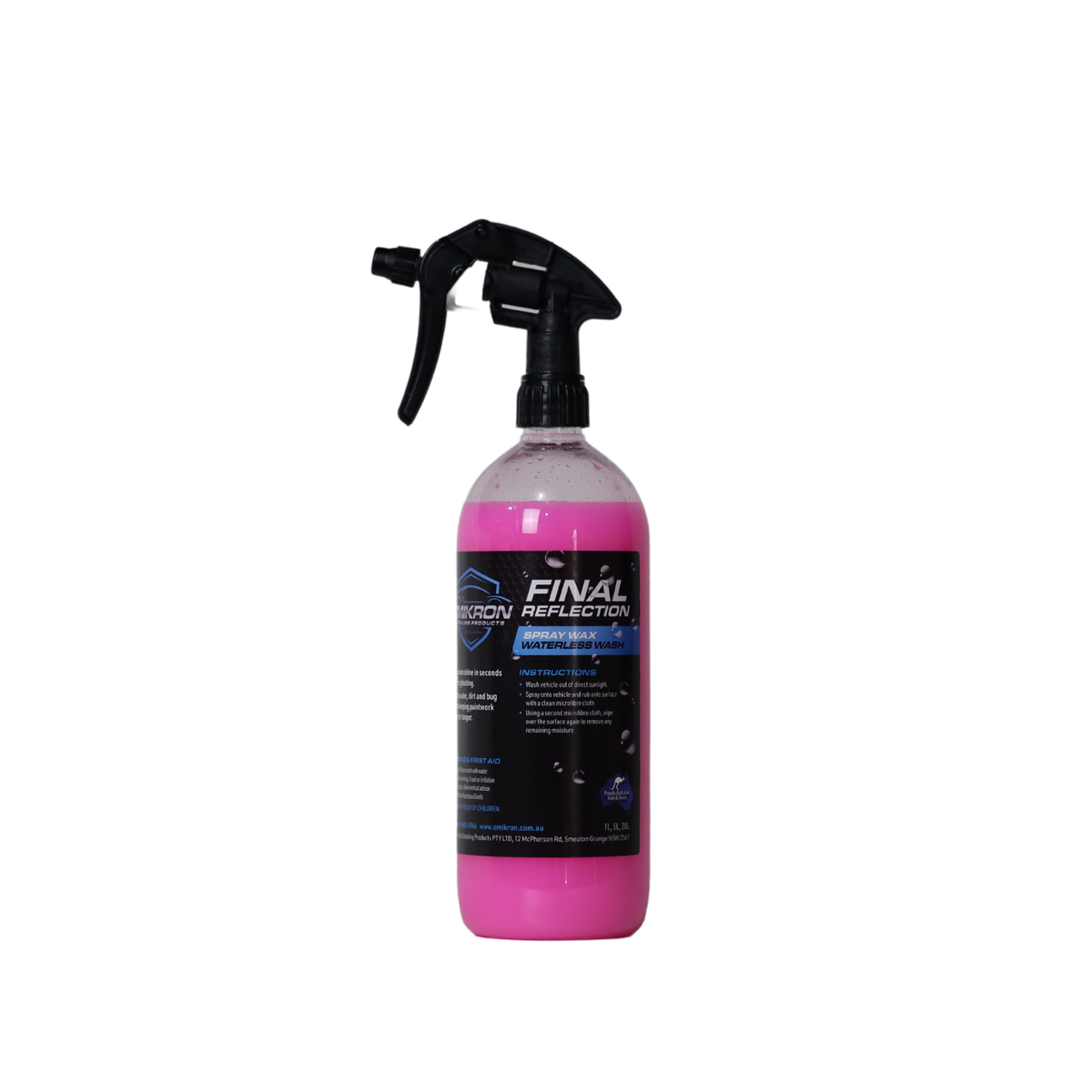 Omikron Final Reflection Spray 1L with Black Trigger