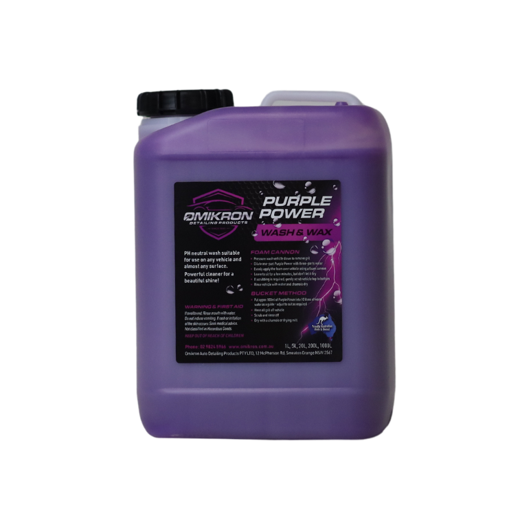 Omikron Purple Power Foam Wash & Wax 5L PURPOW5