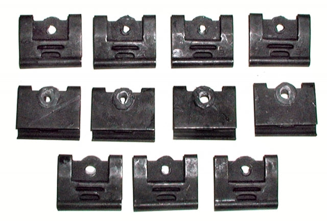 Clip Set Windshield Molding Convertible-11 Pieces-64-67