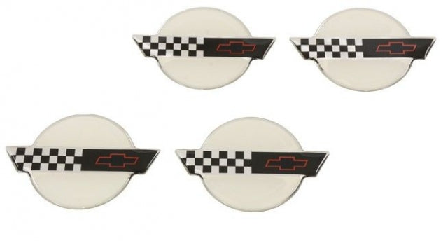 Emblem Set Wheel Center Cap-3D Domed Set Of 4-91-96