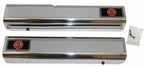 Sill Cover Chrome With Logo Pair-88-90