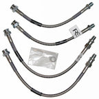 Hose Set Brake Braided Stainless Steel Usa-4 Pieces-63-82