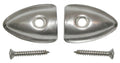 Tip Set Convertible Soft Top Wire On Original Chrome Pair-53-75