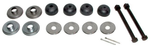 Mount Kit Rear Spring Rubber Original Style Bolts W/ Trailing Arm Retainers-18 Pieces-63-82