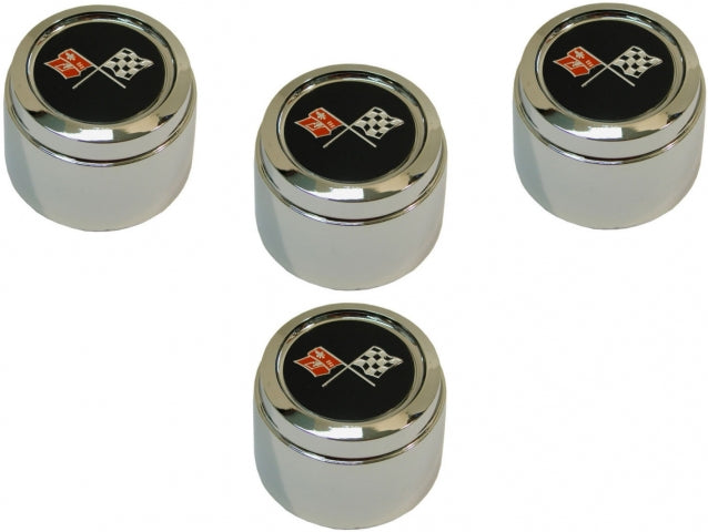 Cap Set Center Aluminum Wheel With Emblem Replacement Plastic Pace Car-4 Pieces-78