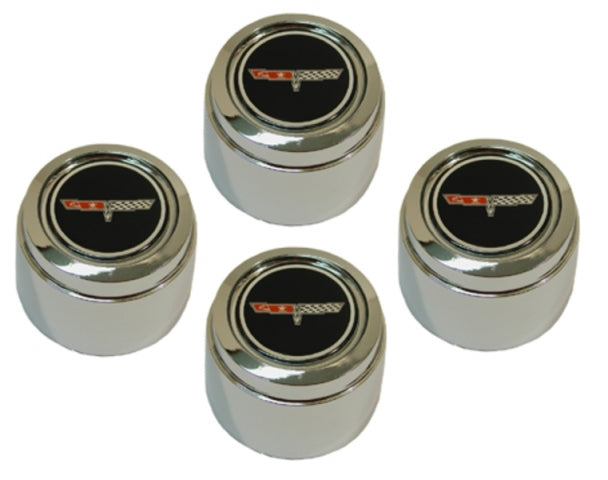 Cap Set Center Aluminum Wheel With Emblem Replacement Plastic-4 Pieces Usa-80-81