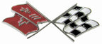 Emblem Front Cross Flag Usa-68-72