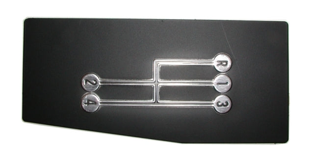 Pattern Shift-4 Speed Black And Chrome-68-76