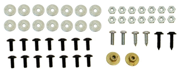 Fastener Kit Soft Top Convertible Top Weatherstrip-50 Pieces-68-75
