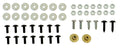 Fastener Kit Soft Top Convertible Top Weatherstrip-50 Pieces-68-75