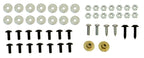 Fastener Kit Soft Top Convertible Top Weatherstrip-50 Pieces-68-75