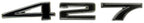 Emblem Set Hood-427-With Speednuts Imported-6 Pieces-67-69