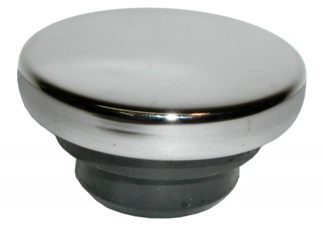 Cap Oil Filler Chrome Rubber For 1 1/4" Valve Covers