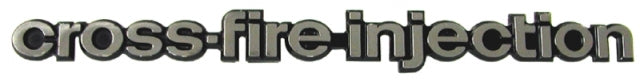 Emblem Cross Fire Injection-82 Each