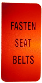 Lens Fasten Seat Belts Warning-72-76