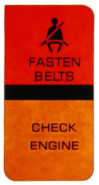 Lens Fasten Seat Belts Warning Check Engine-80-82