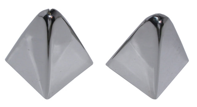 Cap Hardtop End Stainless Steel Pair-68-75