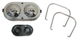 Cap Master Cylinder Chrome With Gasket And Chrome Bails Chrome-67-82