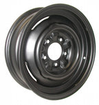 Wheel-15 X 5-3 1-2 Back Spacing Powder Coated Satin Black Each-56-62