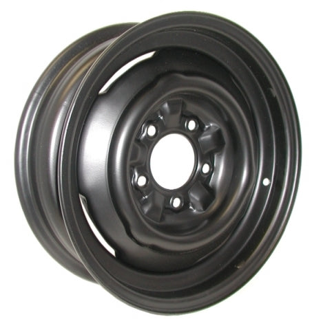 Wheel-15 X 5-3 1-2 Back Spacing Powder Coated Satin Black Each-56-62
