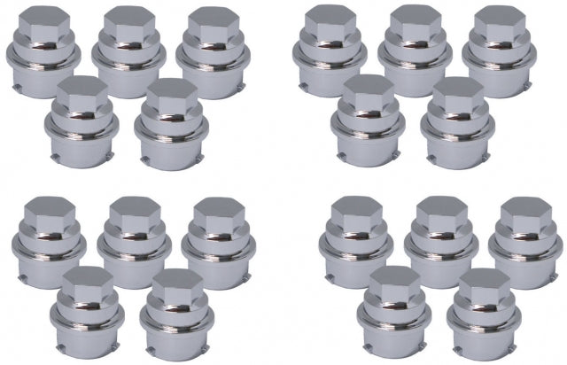 Cover Set Lug Nut Chrome-20 Pieces-00-04