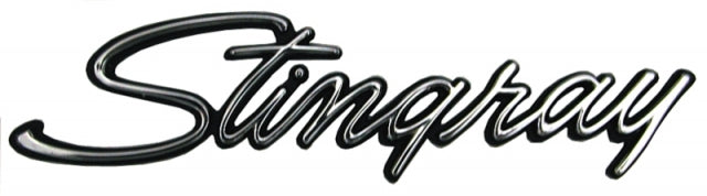 Emblem Front Side Fender Stingray Each-69-73