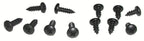 Screw Set Windshield Pillar Post Weatherstrip Retainer-12 Pieces-68-82