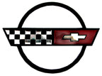 Emblem Fuel Door Excludes '88 Anniversary Edition-84-90