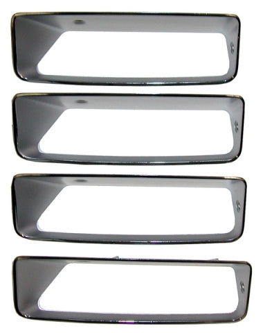Louver Set Side Fender Insert Right-4 Pieces 68-69