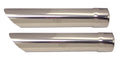Exhaust Tips Polished Stainless Steel Pair-63-67