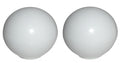 Knob Door Pull White Pair-53-62