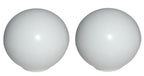 Knob Door Pull White Pair-53-62